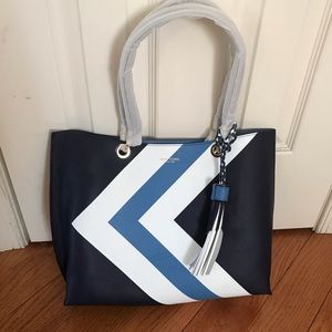 Henri Bendel Leather Worth Avenue Tote